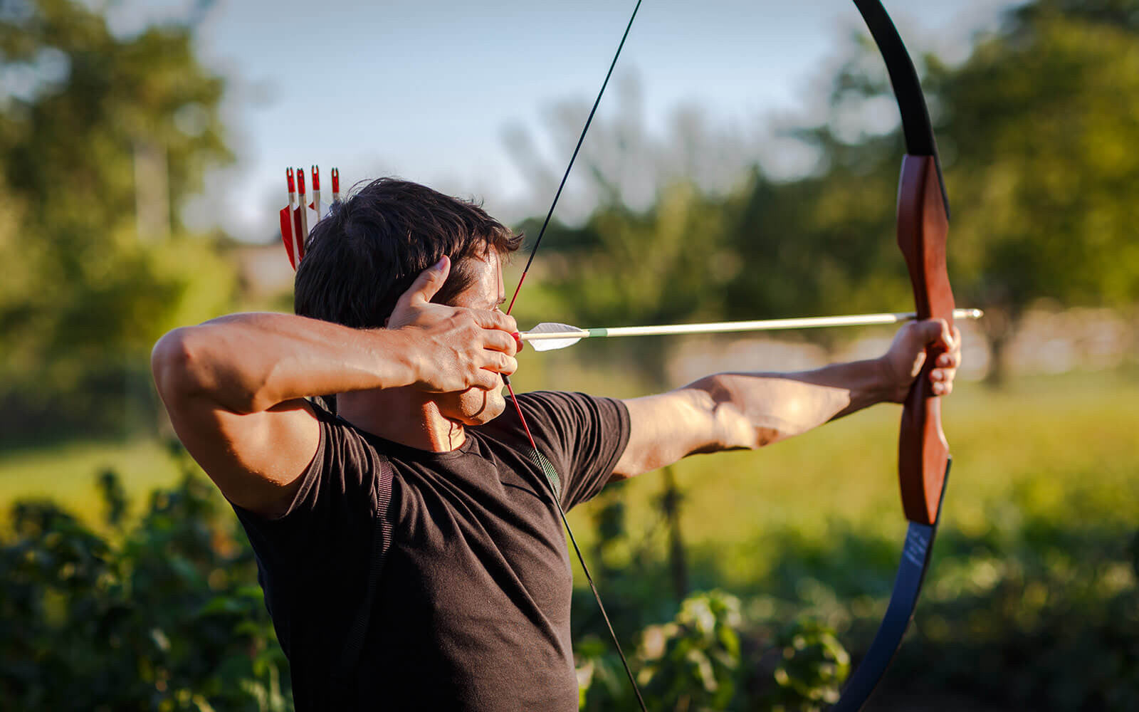 Archery is all about letting go including the arrow!