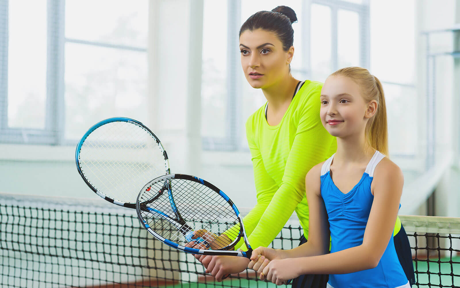 Tennis Coaching begins early